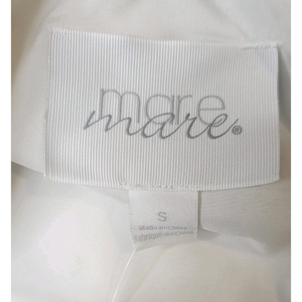 Mare Mare X Anthropologie Sleeveless Midi Dress Size Small Ivory Minimalist - Picture 7 of 10